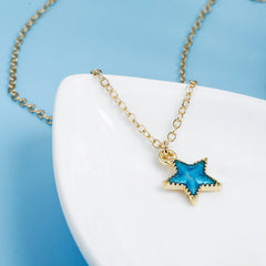 Star & Moon Cute Necklace
