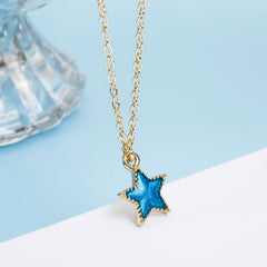 Star & Moon Cute Necklace
