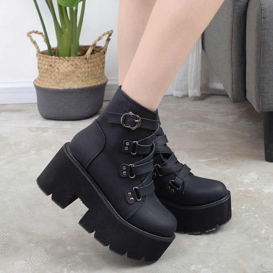 Platform Ankle Boots