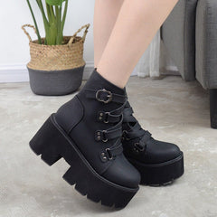 Platform Ankle Boots