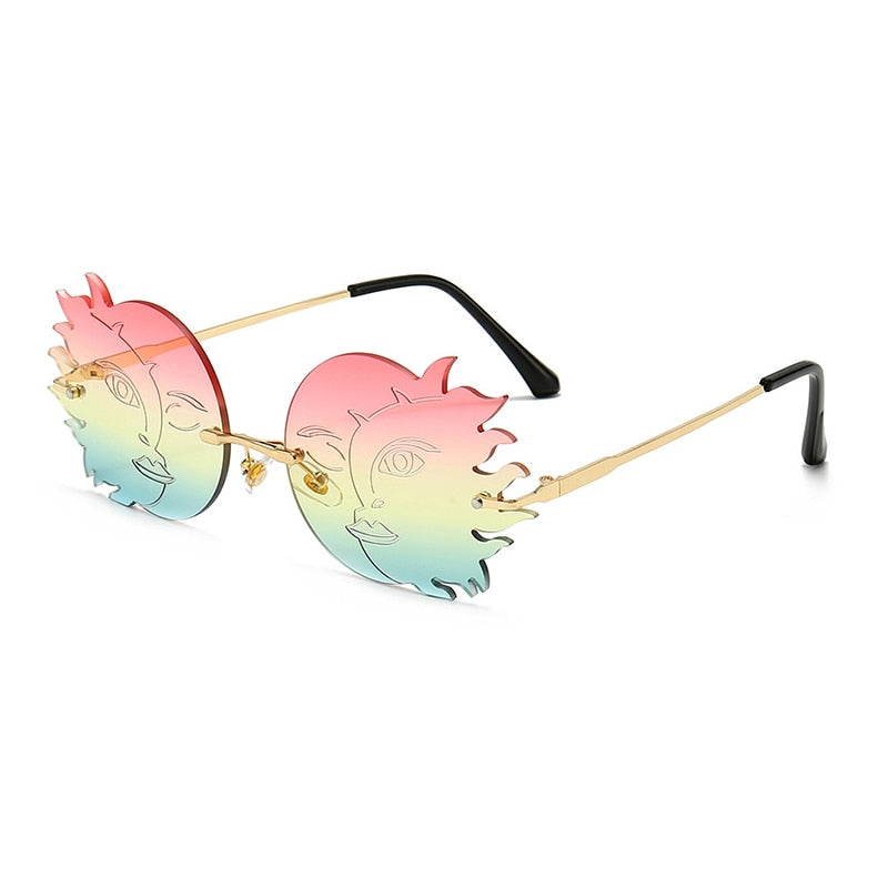 Polygonal Smiley Sunglasses