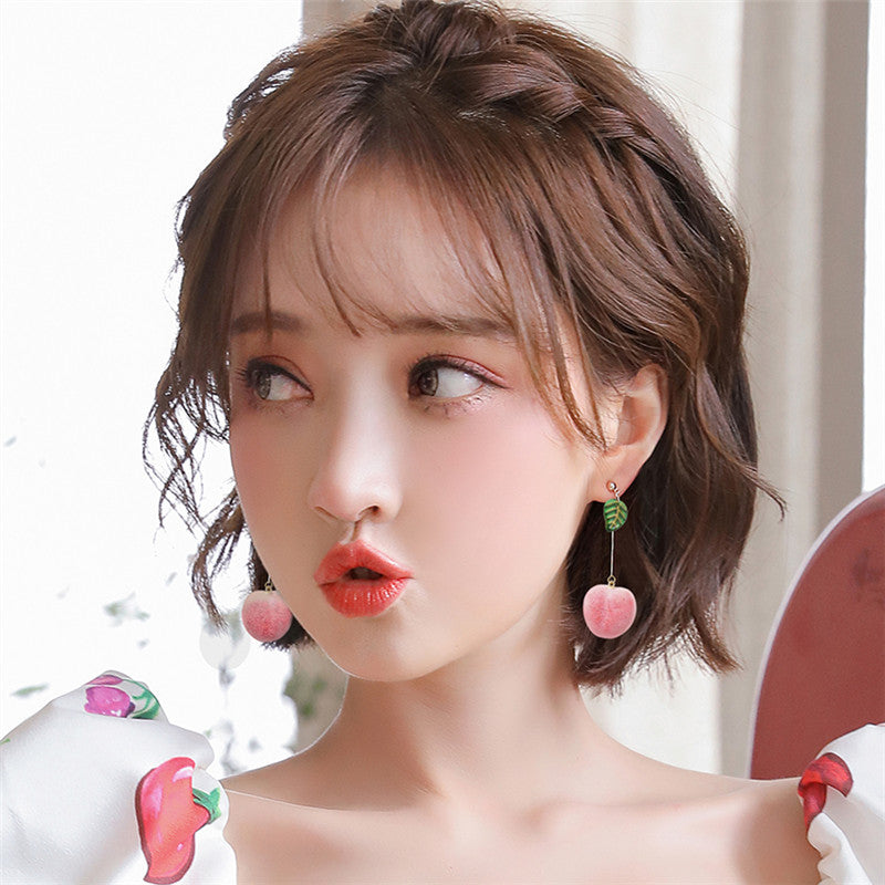 Kawaii Peach Earrings