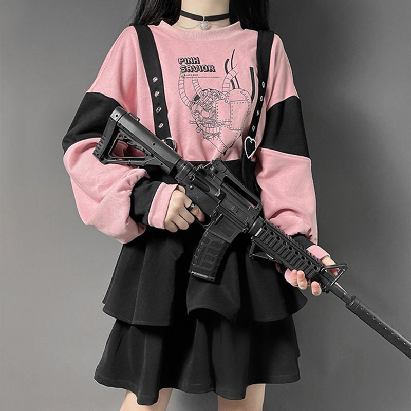 Pastel Gothic Anime Clothing Set