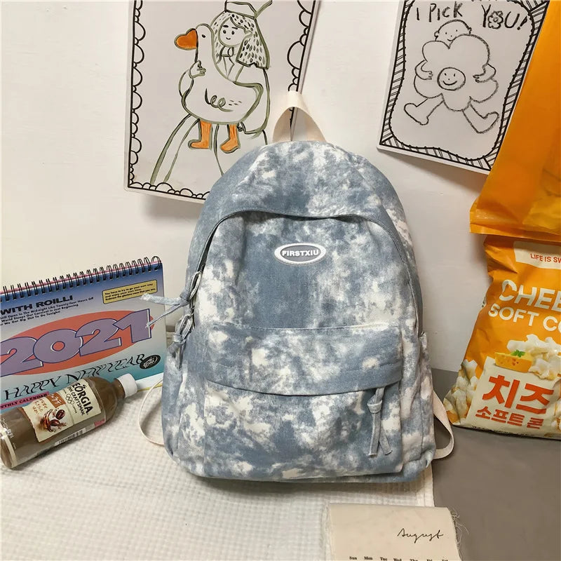 Pastel Dyed School Backpack