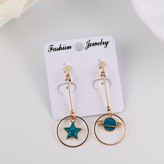 Star & Moon Earrings