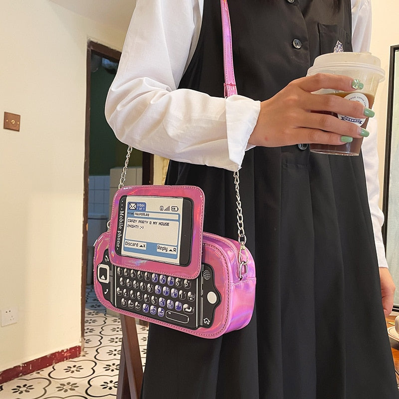 Mobile Phone Shape Shoulder Bag
