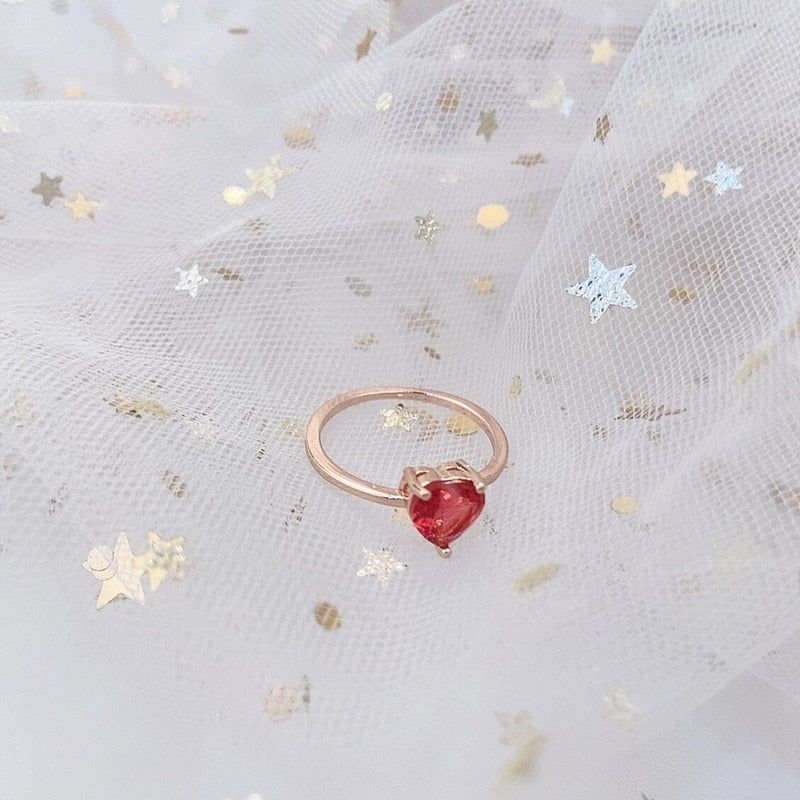 Heart & Flower Adjustable Rings
