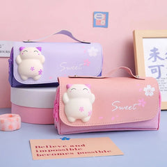Kawaii Soft Animals Pencil Case