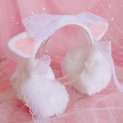 Plush Cat Earmuffs