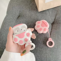 Cartoon Cat Paw AirPods Case