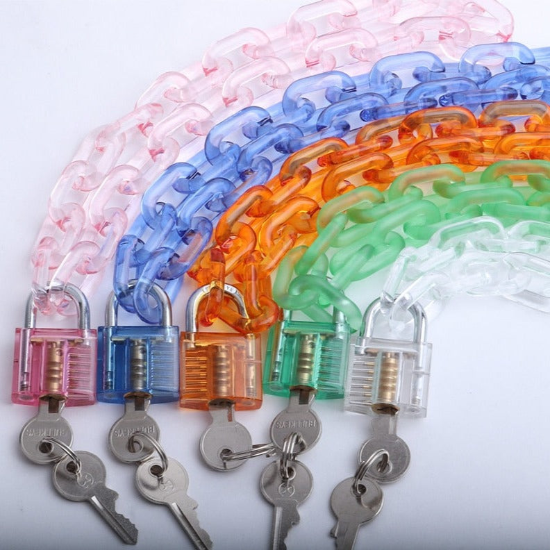 Harajuku Chain Lock Necklace