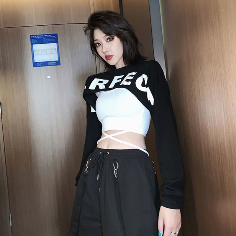 Korean Style Crop Top Set