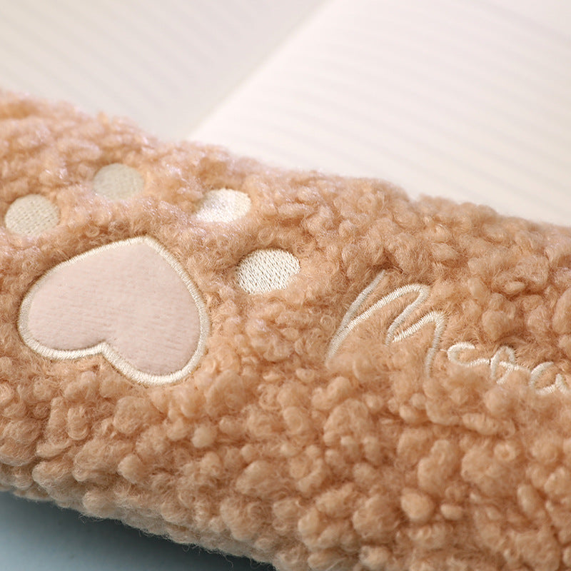 Fluffy Cat Paw Pencil Case