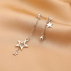 Korean Silver Star Earrings