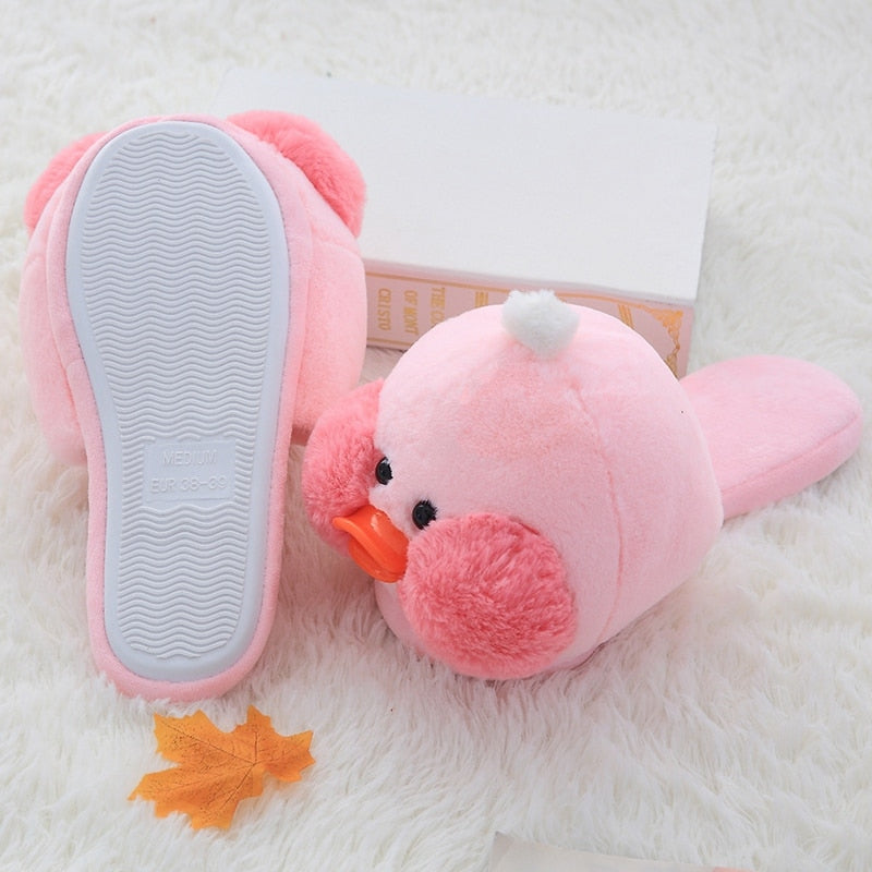 Kawaii Plush Ducks Slippers