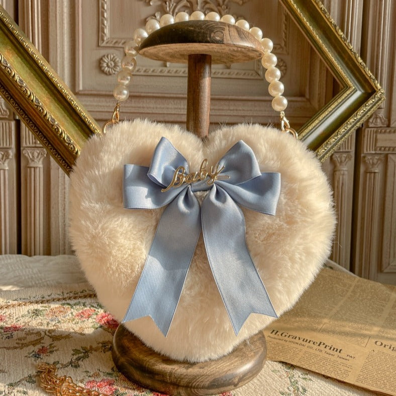 Love Heart Plush Bag