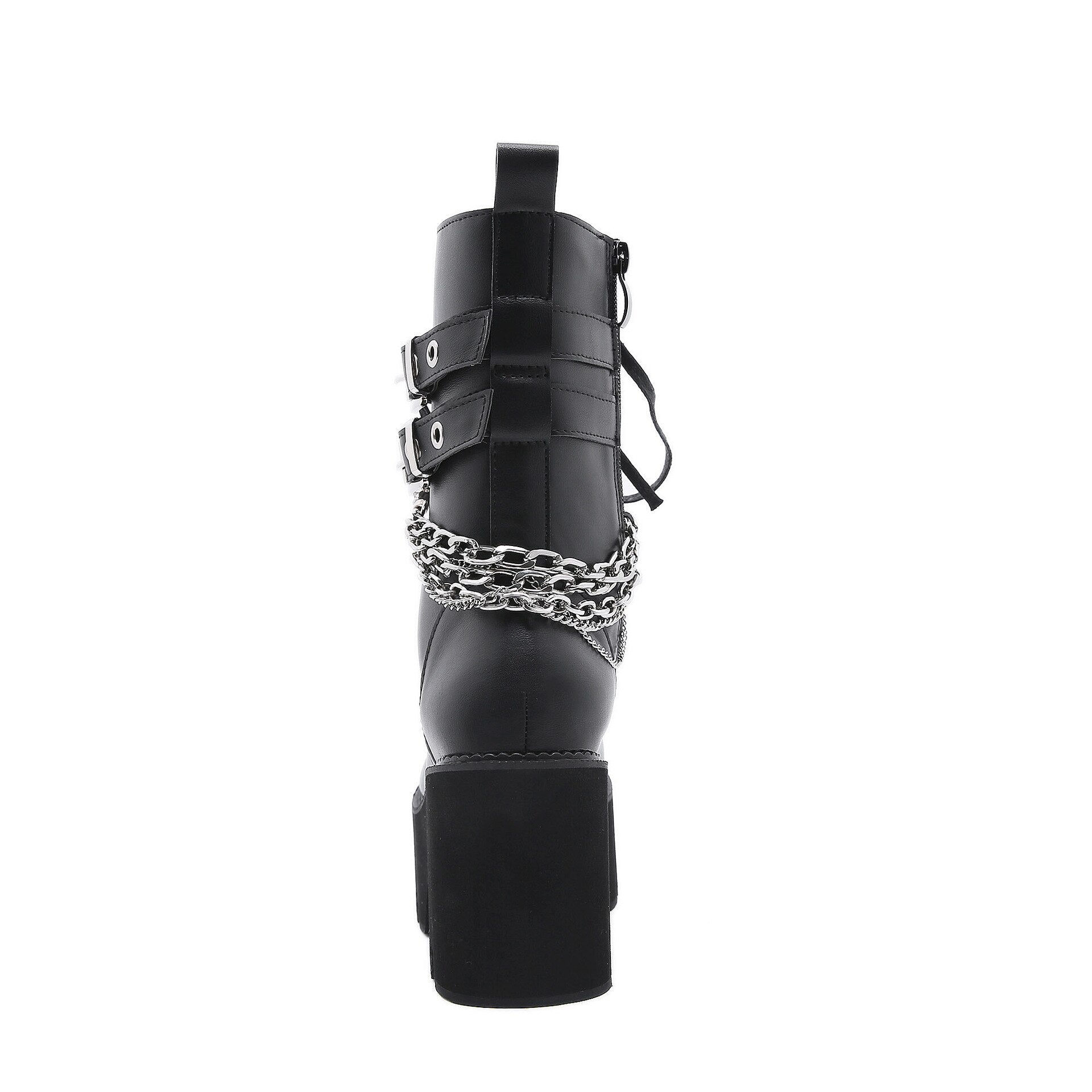 Chunky Punk Style Boots