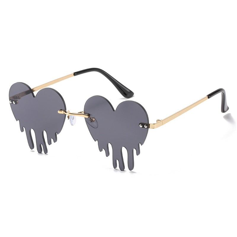 Heart Tear-Shaped Sunglasses