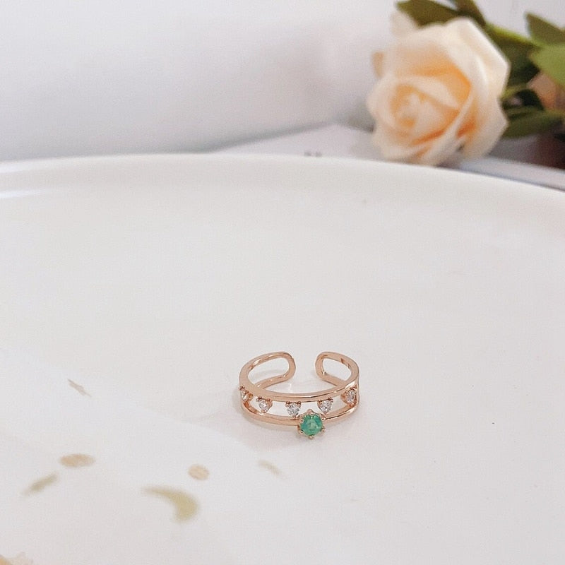 Heart & Flower Adjustable Rings