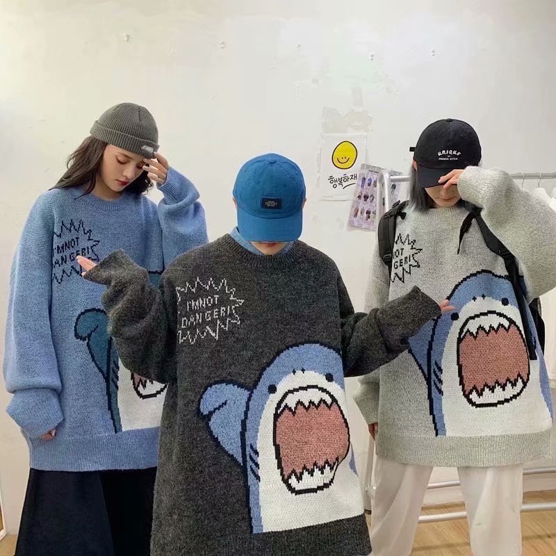 Kawaii Shark Sweater