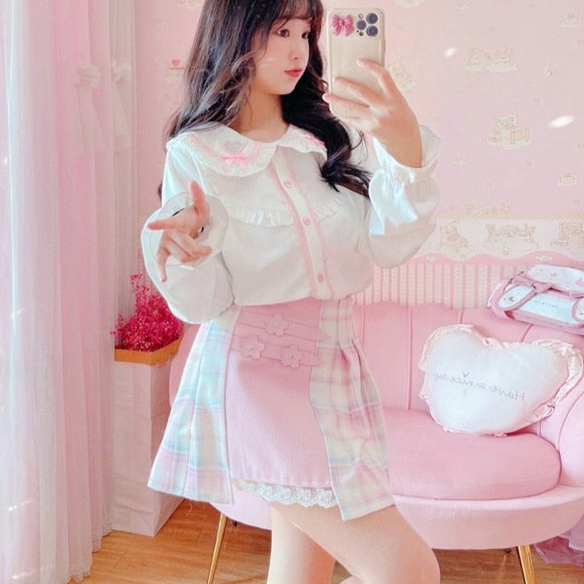 School Girl Korean Skirt