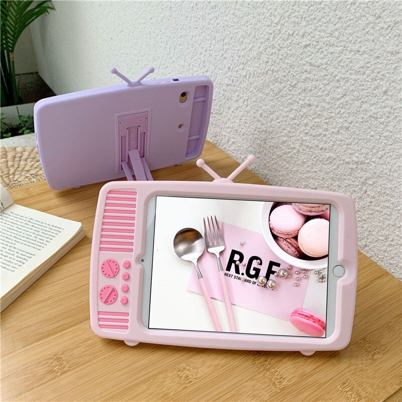 Kawaii Retro TV Case For iPad