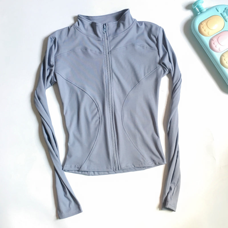 Yoga & Fitness Women's Long Sleeves Zipper Jacket