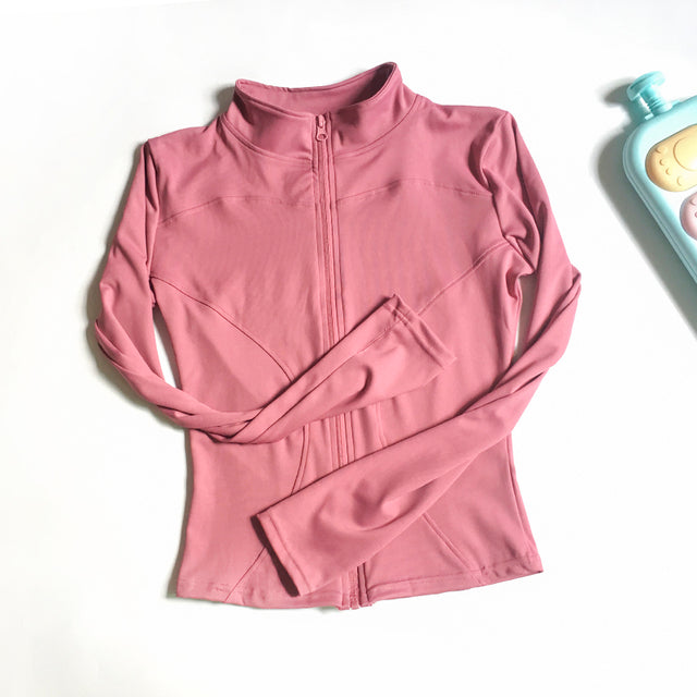 Yoga & Fitness Women's Long Sleeves Zipper Jacket