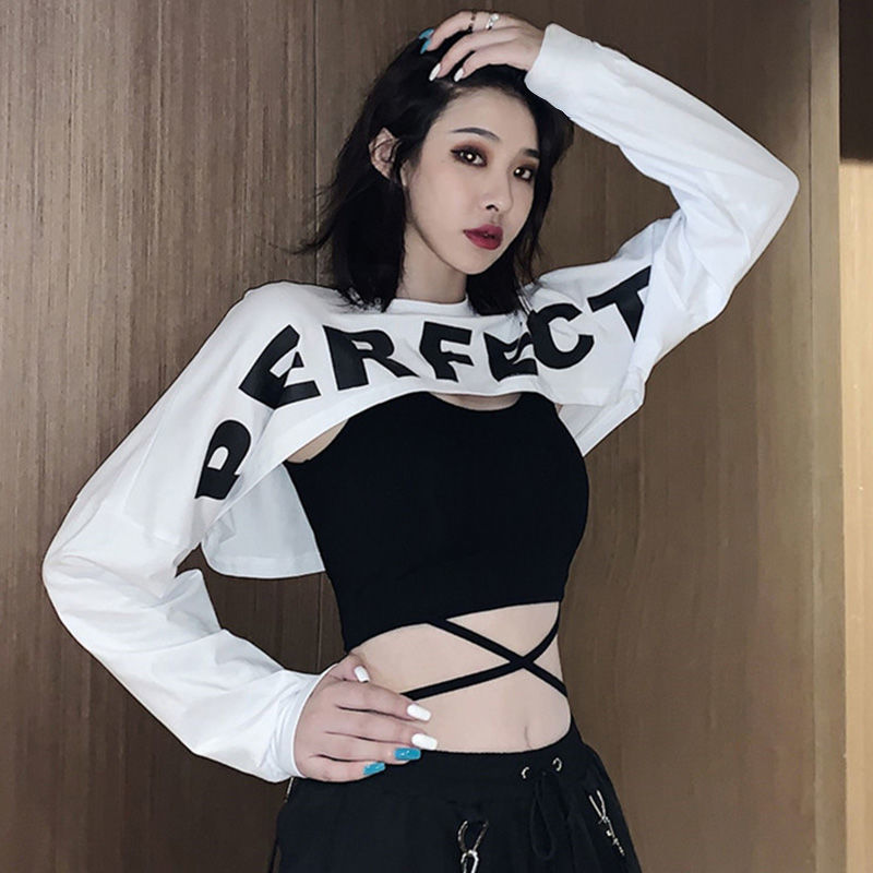 Korean Style Crop Top Set