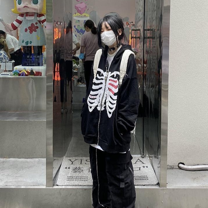 Y2k Aesthetic Harajuku Emo Hoodie