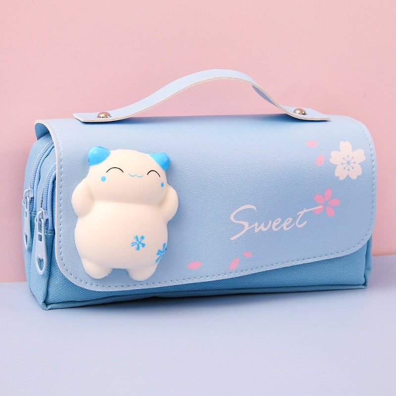 Kawaii Soft Animals Pencil Case