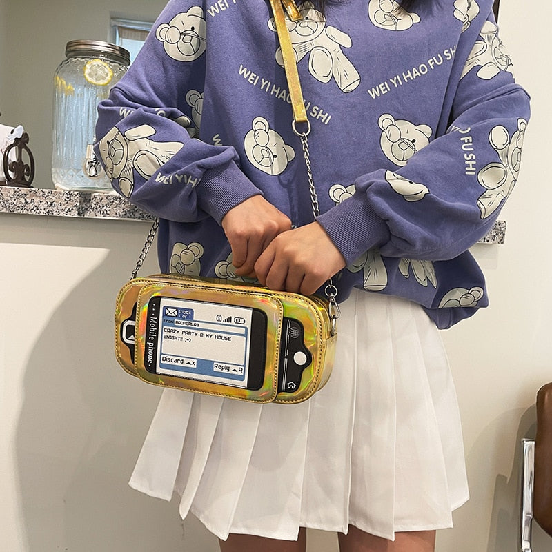 Mobile Phone Shape Shoulder Bag