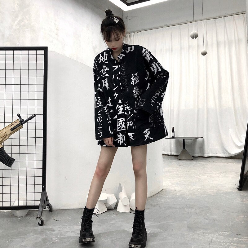 Japanese Oversized Blouse
