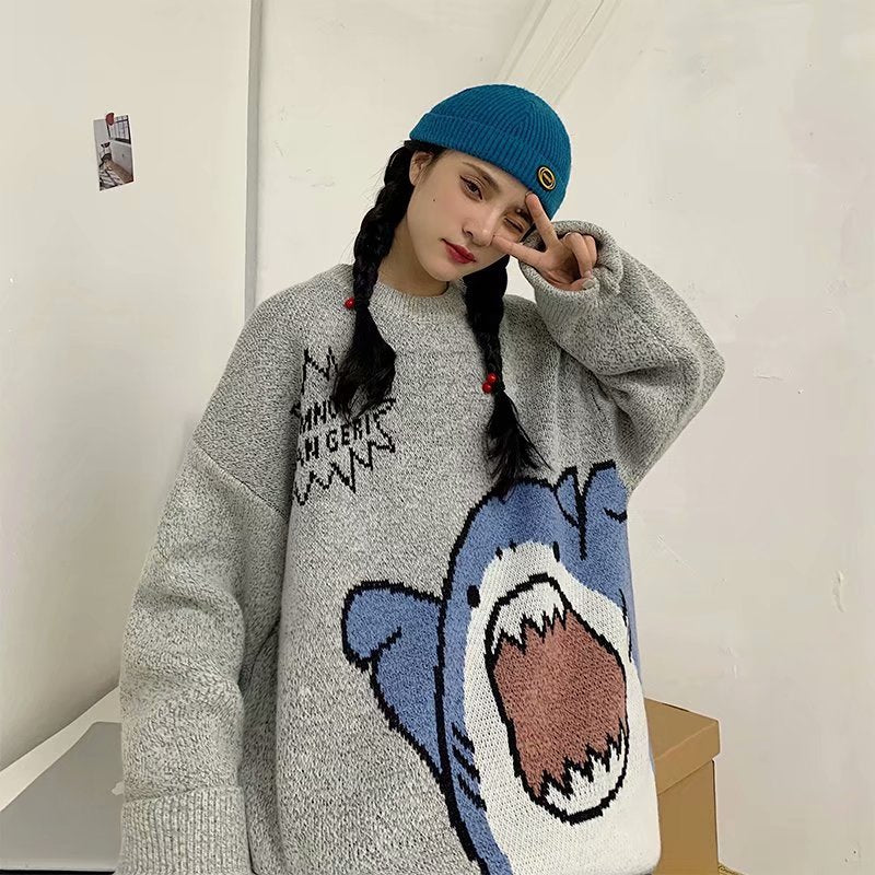 Kawaii Shark Sweater