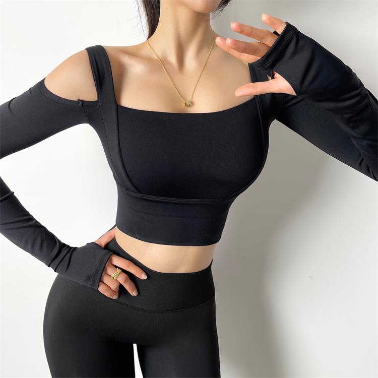 Long Sleeve Athletic Women's Fitness Top