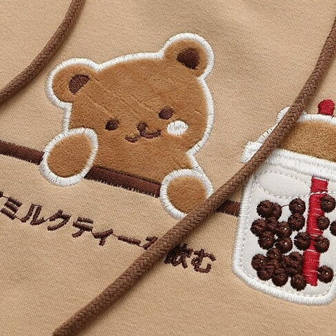 Harajuku Cute Bear Hoodie