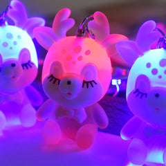 Kawaii Deer Flashlight Keychain