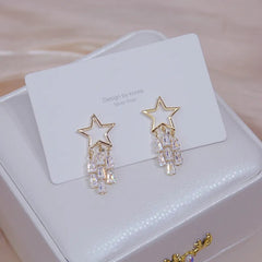 Crystal Star Earrings