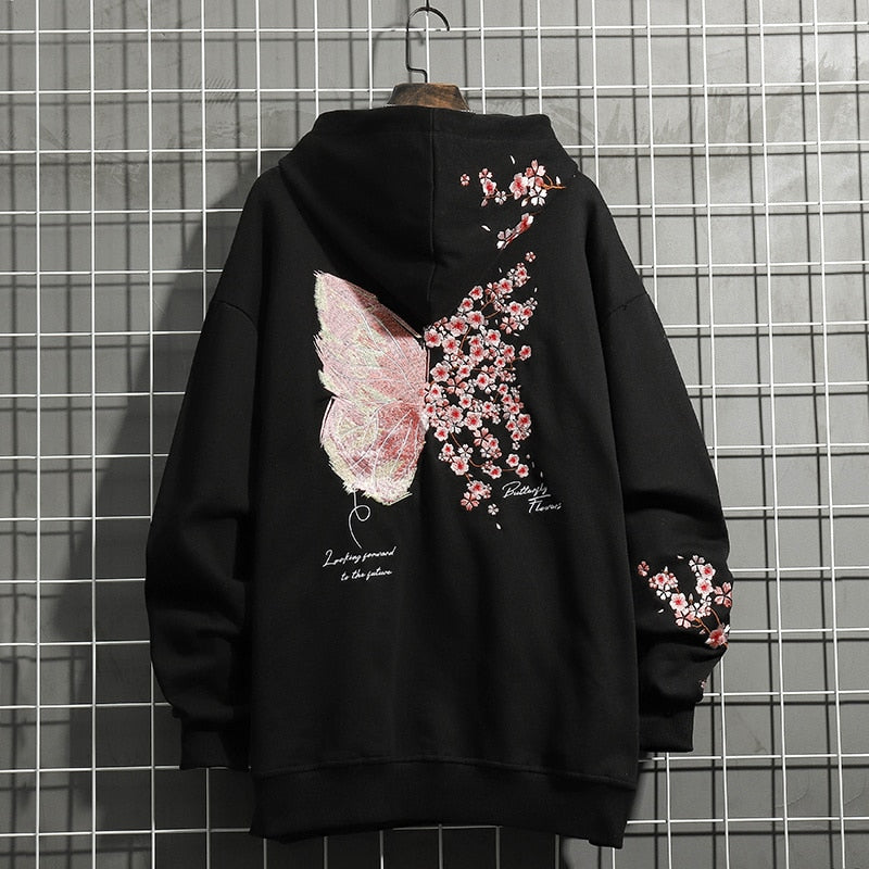 Butterfly Cherry Blossom Hoodie