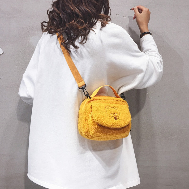 Plush Shoulder Bag