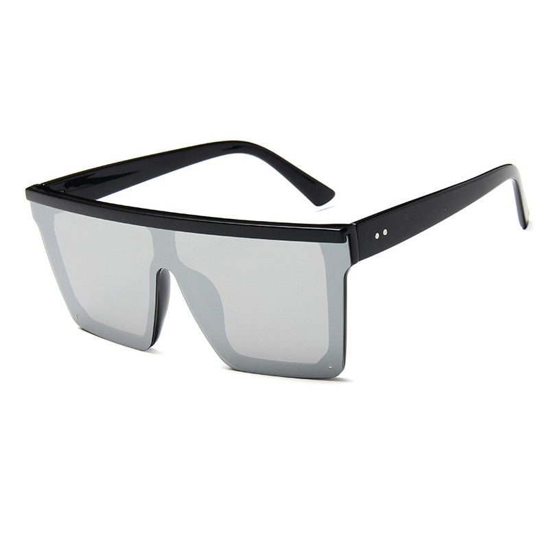 Classic Square Mirror Coated Sunglasses