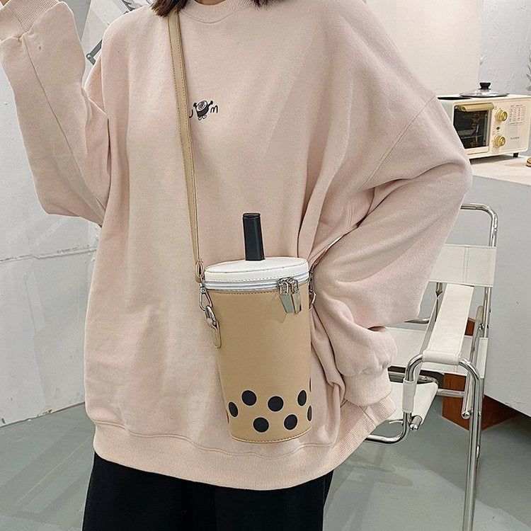 Milk Tea Cup Shaped Bag
