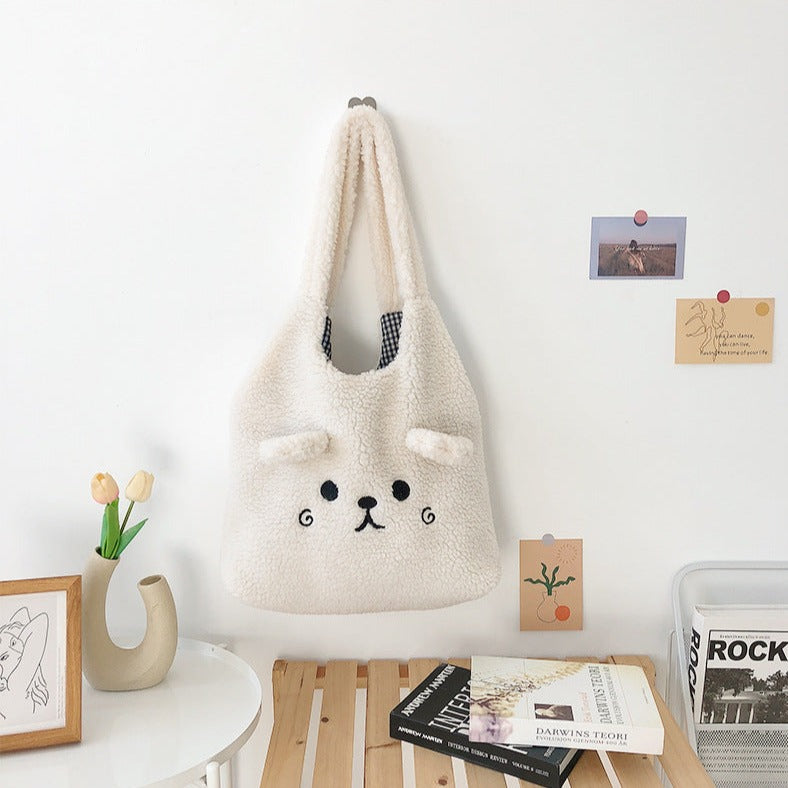 Soft Plush Tote Bag