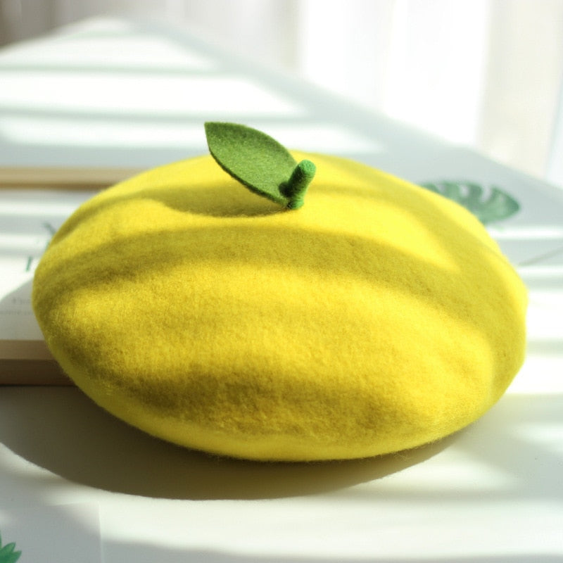 Kawaii Fruit Beret