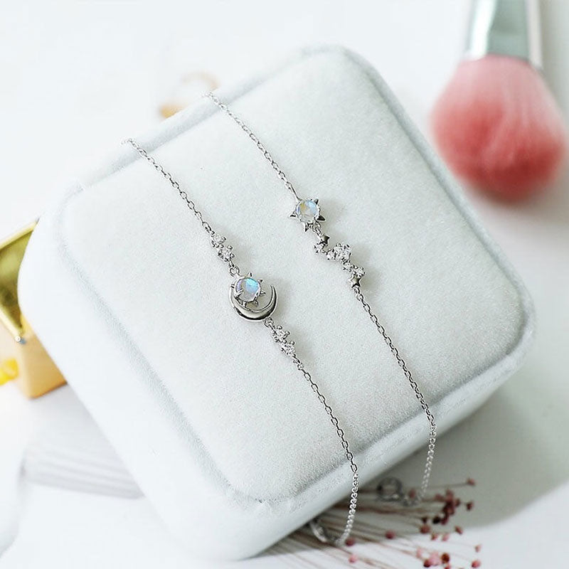 Moon & Star Aesthetic Bracelet
