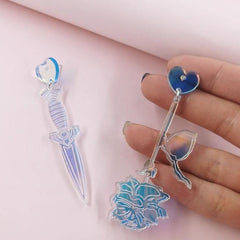 Knife & Rose Earrings