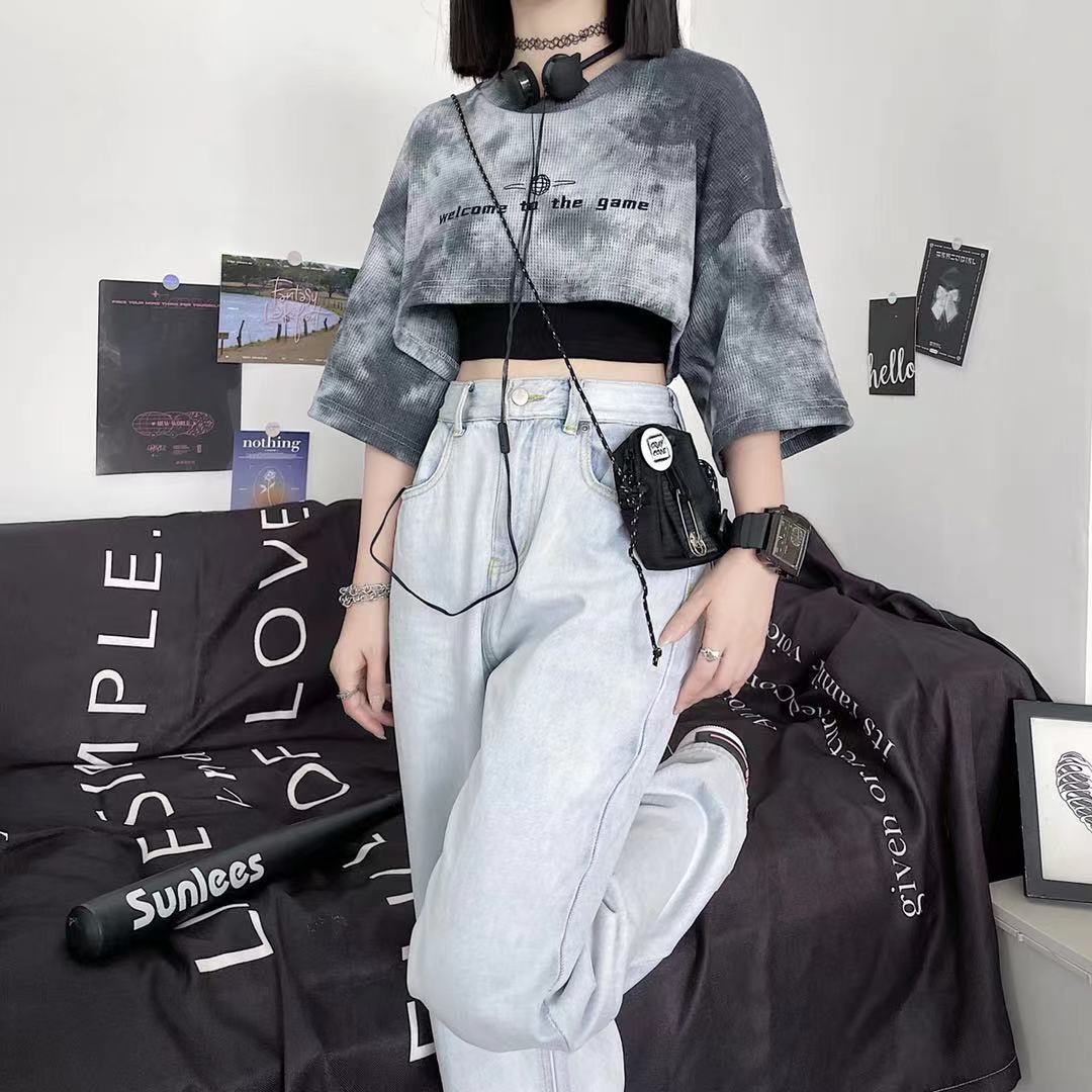 Y2K Harajuku Outfit Set - Top & Shirt