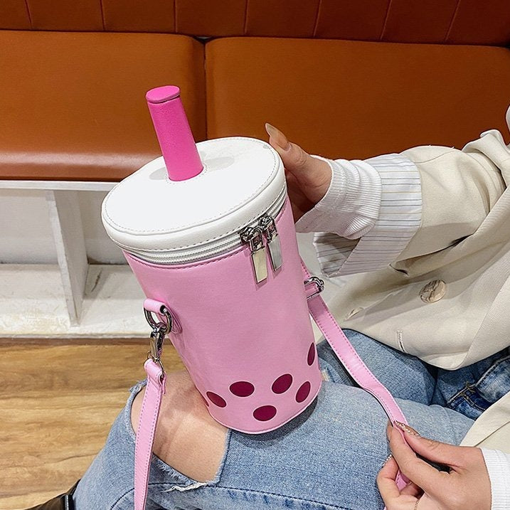 Milk Tea Cup Shaped Bag