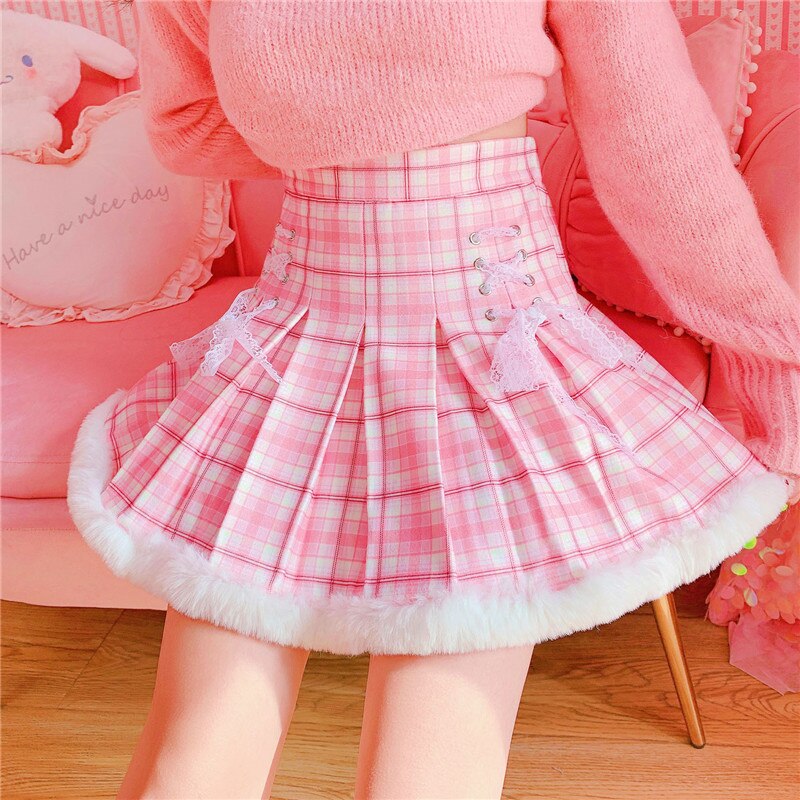 Winter Kawaii Mini Skirt
