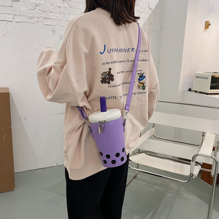 Milk Tea Cup Shaped Bag